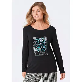 GOLDNER Print-Shirt Schwarz 38