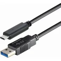 MAXTRACK No Name USB3.1 C-A ST-ST 1,8m Black (1.80 m, USB 3.1), USB Kabel