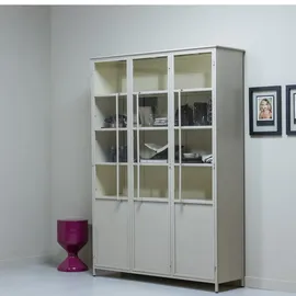Woood Vitrine Exhibit 140 x 40 x 200 cm Beige