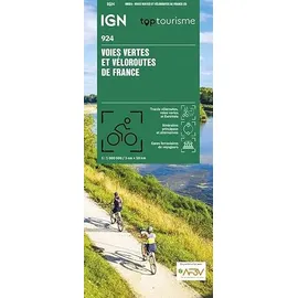 IGN Frankreich 924 FR. Voies Vertes et Véloroutes