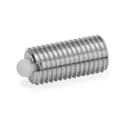 616-M5-KN Federnde Edelstahl-Druckstücke, mit Bolzen