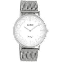 OOZOO Armbanduhr Vintage Damen – Silber/Silber C20133