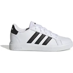 ADIDAS Kinder Halbschuhe Grand Court Lifestyle, FTWWHT/CBLACK/CBLACK, 38