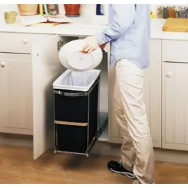 simplehuman Einbaumülleimer 30 l Schwarz