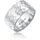 Elli "Breit Bandring Gehämmert Matt Schmuck Geschenk 925er Silber" silberfarben 54, silber, Fingerringe, Damen, 54mm, ohne Stein, Silber 925 (Sterlingsilber), 9mm, Fingerring
