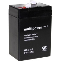 MultiPower PB-6-4,5-4,8 MP4,5-6 Bleiakku 6V 4.5Ah Blei-Vlies (AGM) (B