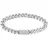Boss Panzerarmband Edelstahl mit Zirkonia 10640802-M Größe M