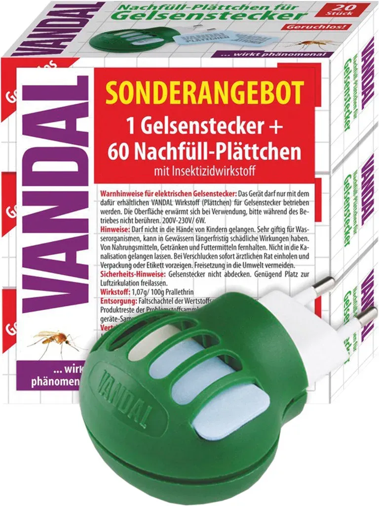 Vandal Gelsenstecker SA mit Nachfüllplättchen