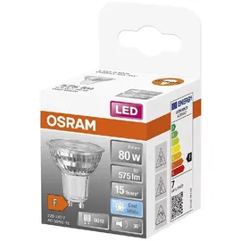 Osram OSR 075453647 - LED-Strahler STAR PAR16 6.9W, GU10, Kaltweiß, klar (00215104)