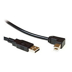 ACT USB 2.0 A Männlich - USB B Männlich angewinkelt 1.8 M