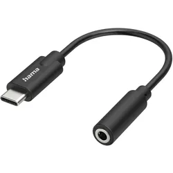 HAMA Audio-Adapter, USB-C-Stecker - 3,5-mm-Klinke-Buchse, Stereo