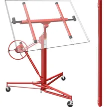 Wiltec Wiltec, - Stange, Plattenheber Xxl Set 350 cm + 140 cm Paneelheber Montagehilfe Verlängerung, 68 kg