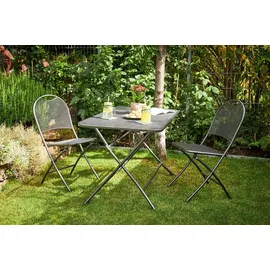 MWH Das Original Cafe Latte Klapptisch 110 x 70 x 72 cm eisengrau