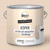 CREATE! by OBI Lieblingsfarben Wandfarbe Jesper Sandbeige matt 2,5 l