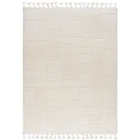 mazovia Teppich, Beige, Abstrakt, Geometrisch - Wohnzimmer, Schlafzimmer, Esszimmer, Büro - Mittelflor Rechteckig, Oeko-Tex® Zertifikat Retro - Creme, - 160 x 230 cm,
