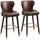 Homcom Barhocker 52 x 53 x 101 cm Braun