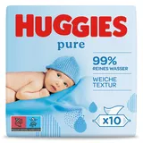 Huggies Feuchte Pflegetücher Pure 10 x 56 Stück
