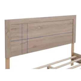 MCW Doppelbett P44 160 x 200 cm Eiche MDF Sonoma Eiche-Optik