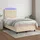 vidaXL Boxspringbett 120 x 200 cm Creme