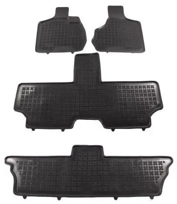Gummifußmatten für CHRYSLER Voyager IV (2001–2007) - 7-Sitzer-Version - Typ Wanne