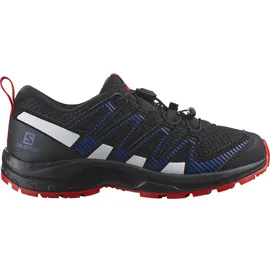 Salomon Xa Pro V8 Wanderschuhe - Black / Lapis Blue / Fiery Red - EU 33