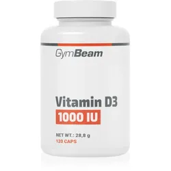 GymBeam Vitamin D3 1000 IU Kapseln mit Vitamin D 120 KAP