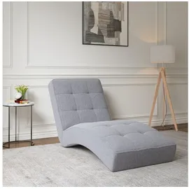 moeblo Chaiselongue Livano 73 x 79 x 170 cm Grau