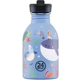 24Bottles Urban Bottle Kids Ocean Friends Blau 0,25 l