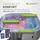 Juskys SpaLuxe 185 x 185 Grau/Blau inkl. LED-Beleuchtung