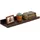Relaxdays Wandregal 60 cm x 5 cm x 15 cm Dunkelbraun