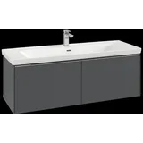 Villeroy & Boch „Subway 3.0“ für Schrankwaschtisch 1272 × 429 × 478 mm Wine Red, für Becken mittig