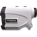 Gogogo Sport Vpro Golf Laser Entfernungsmesser 1100M mit Slope-Schalter, Magnetstreifen, Golf Entfernungsmesser 6X Vergrößerung, Turniermodus, Fast Flag-Lock mit Pulsvibration für Golf Jagd