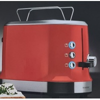 Designer Toaster Doppelschlitz 950W 6 Stufen Brotaufsatz inkl digital. Thermomet