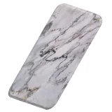 A.Monamour rutschfest Saugfähig Waschbar Badematte Weißer Marmor Beschaffenheit Hintergrund Weich Flanell Badezimmerteppich Badteppich Badvorleger Badewanne Dusche Duschvorleger