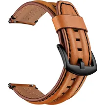 system-s Armband flexibel aus Silikon 20mm für Samsung Galaxy Watch 4 Smartwatch Braun
