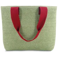 REMEMBER Korbtasche lime green