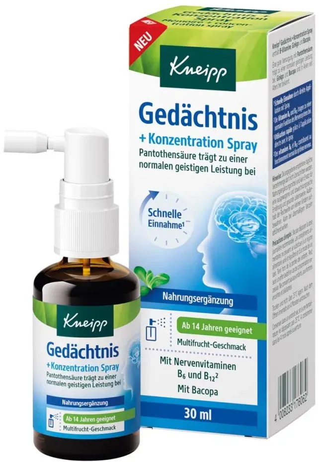 Preisvergleich Produktbild Kneipp Gedächtnis + Konzentration Spray