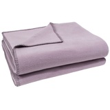 Zoeppritz Soft-Fleece Decke 110 x 150 cm pale lavender