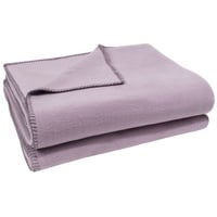 Zoeppritz Soft-Fleece Decke 110 x 150 cm pale lavender