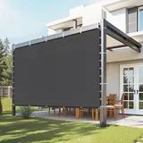 Vevor Sonnenschutztuch 305 x 305 cm Schwarz HDPE 1 St.