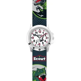 Scout Star Kids 30 mm Kunstledergehäuse Schwarz Sportarmband Grün