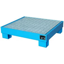 Auffangwanne 60 2 M lackiert RAL5012 Lichtblau Umwelt Lagertechnik