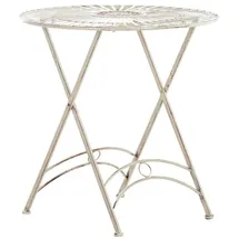 CLP Tegal Gartentisch Ø 71 x 71 cm antik-creme