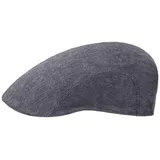 Stetson Madison Leinen Flatcap Schirmmütze Delave-Optik Herren und Damen Frühling Sommer grau 59 cm - 59