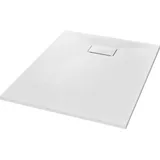 vidaXL Duschwanne SMC Weiß 100×80 cm