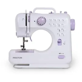 Prixton Tragbare Nähmaschine mit 12 verschiedenen Stichen, Violett