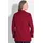 GOLDNER Lässige Longjacke mit Pepitamuster", in dunkelrot | Gr.: 40,