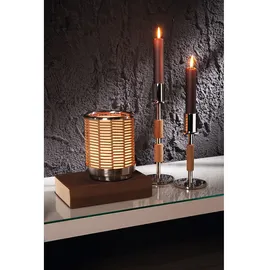 Fink Windlicht FLAVIO Edelstahl Beige