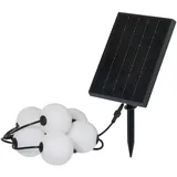 Sygonix Solar-Lichterkette 2,4 W 10 m Weiß Schwarz