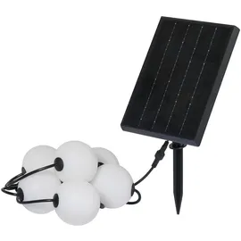 Sygonix Solar-Lichterkette 2,4 W 10 m Weiß Schwarz
